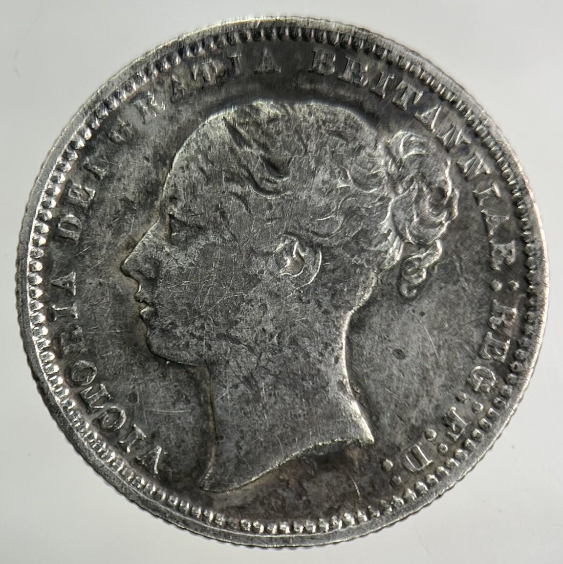 1871 Victoria Shilling Silver Coin | Fine Collectable Grade