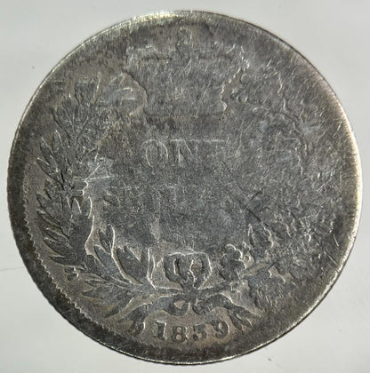 1839 Victoria Shilling Silver Coin | Collectable Grade