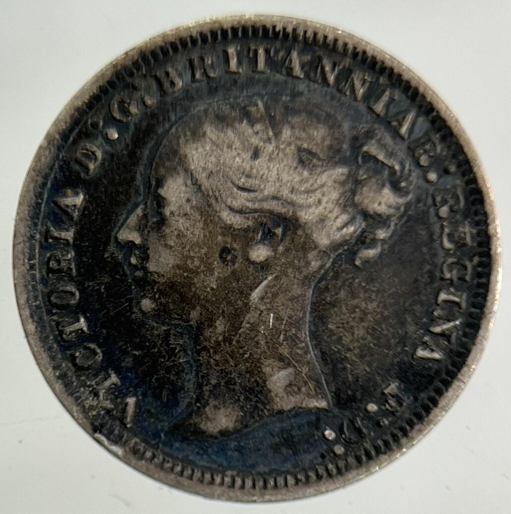 1874 Victoria Threepence Silver Coin | Fine Collectable Grade