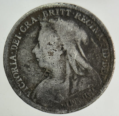 1895 Victoria Threepence Silver Coin | Collectable Grade
