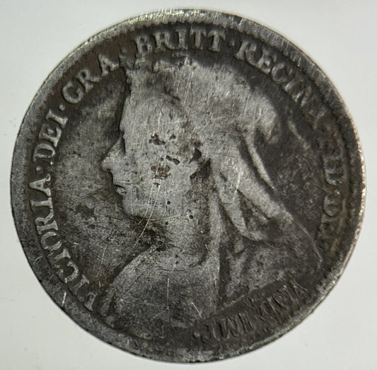 1895 Victoria Threepence Silver Coin | Collectable Grade
