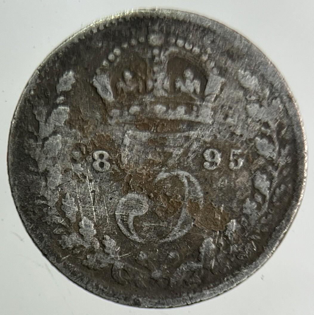 1895 Victoria Threepence Silver Coin | Collectable Grade