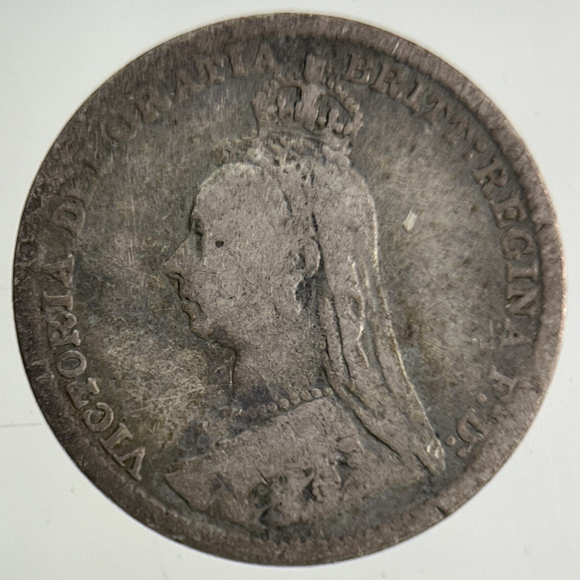 1893 Victoria Threepence Silver Coin | Collectable Grade