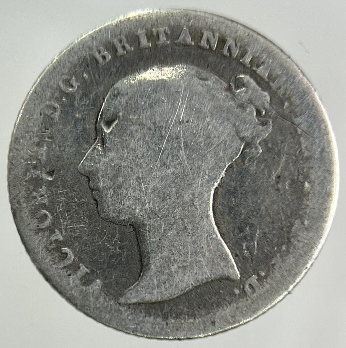 1844 Victoria Four-Pence Groat Silver Coin | Collectable Grade