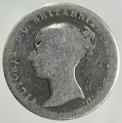 1844 Victoria Four-Pence Groat Silver Coin | Collectable Grade