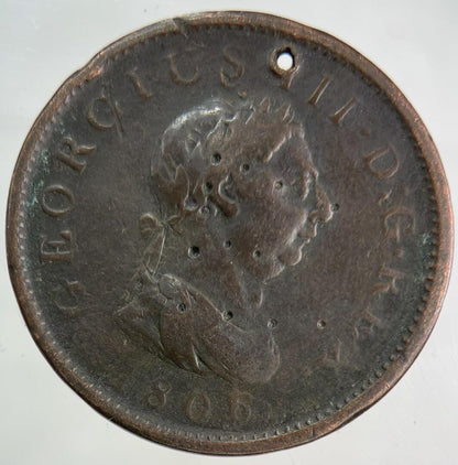 1806 George III 3rd One Penny Coin | Collectable Grade