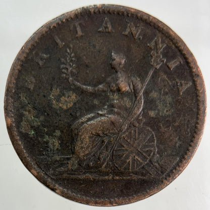 1807 George III 3rd Half-Penny Coin | Very High Grade