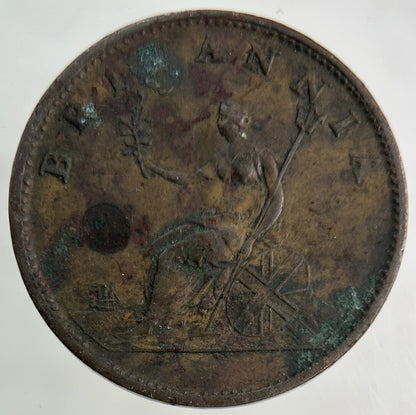 1806 George III 3rd Half-Penny Coin | Very High Grade