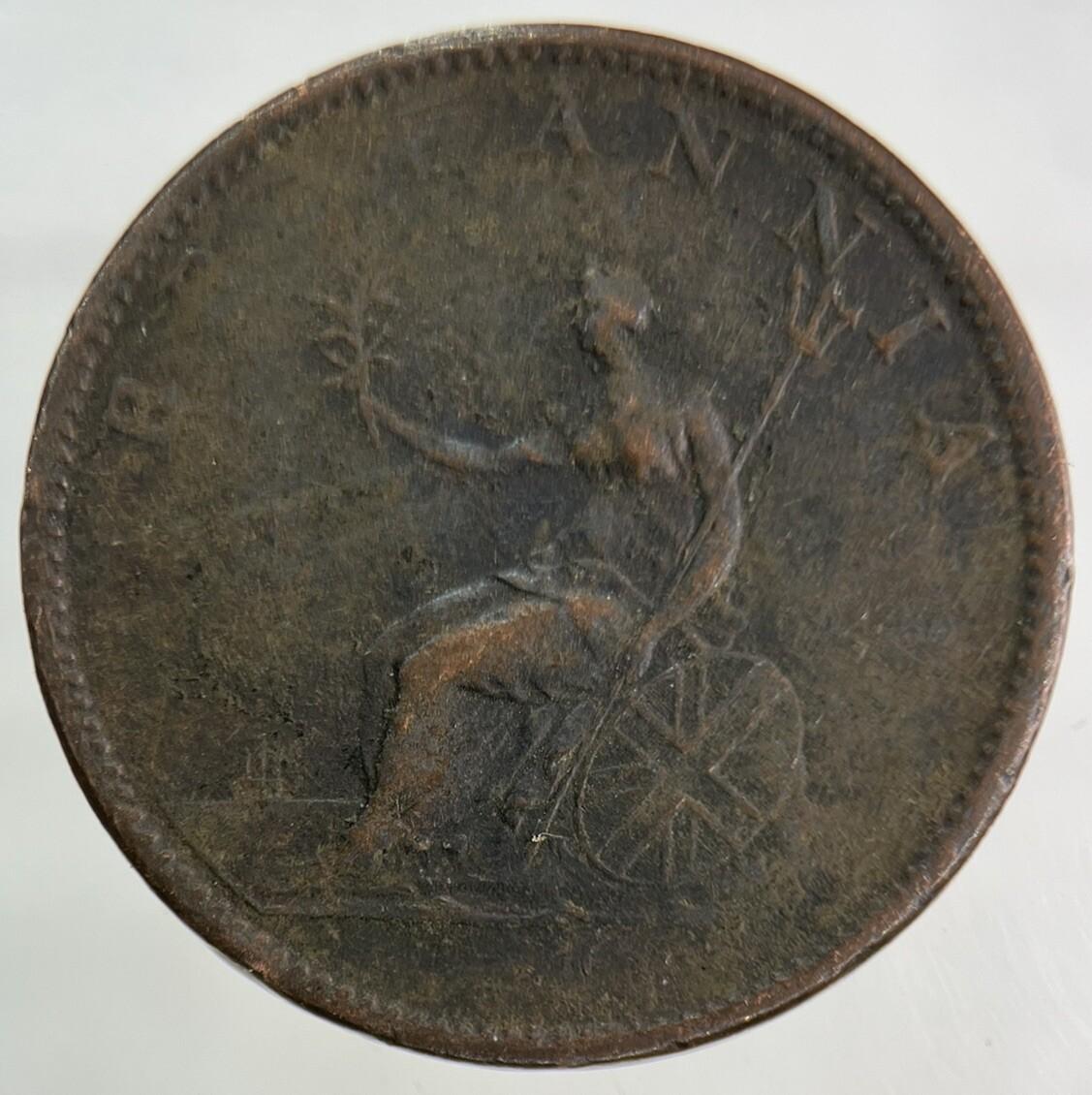 1807 George III 3rd Half-Penny Coin | Fine Collectable Grade