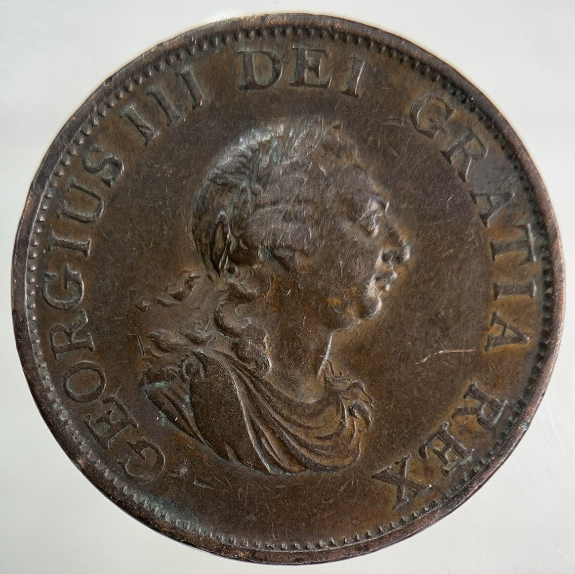 1799 George III 3rd Half-Penny Coin | Fine Collectable Grade