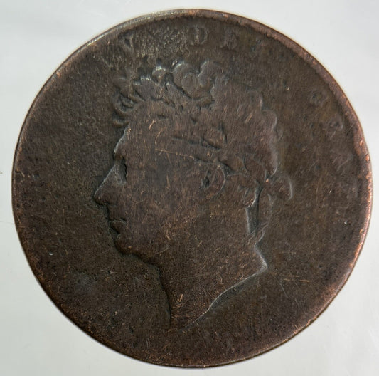 1826 George IV Half-Penny Coin | Collectable Grade