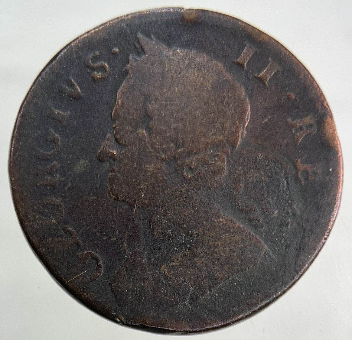 1746 George II 2nd Half-Penny Coin | Collectable Grade