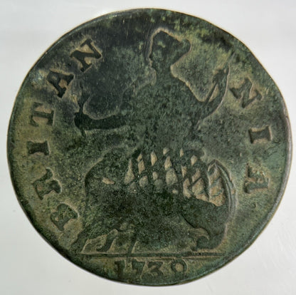 1739 George II 2nd Half-Penny Coin | Collectable Grade