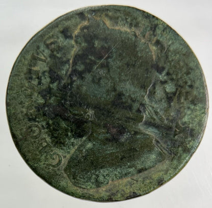 1739 George II 2nd Half-Penny Coin | Collectable Grade