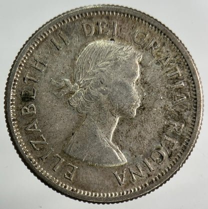 1958 Canada 25 Cents Silver Coin | Fine Collectable Grade