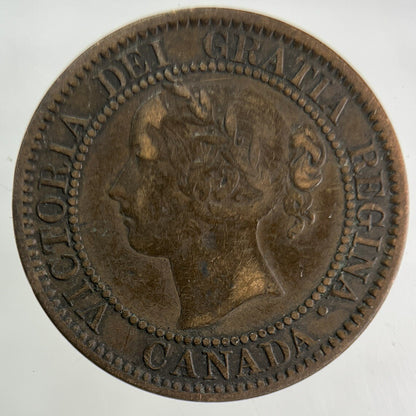 1859 Canada One Cent Coin | Fine Collectable Grade