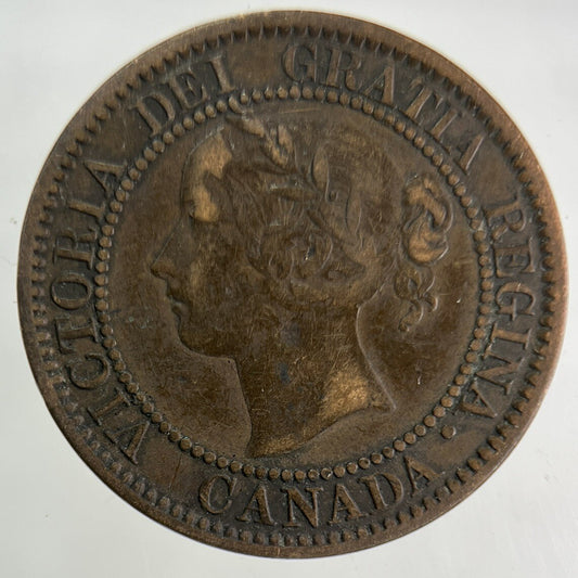 1859 Canada One Cent Coin | Fine Collectable Grade