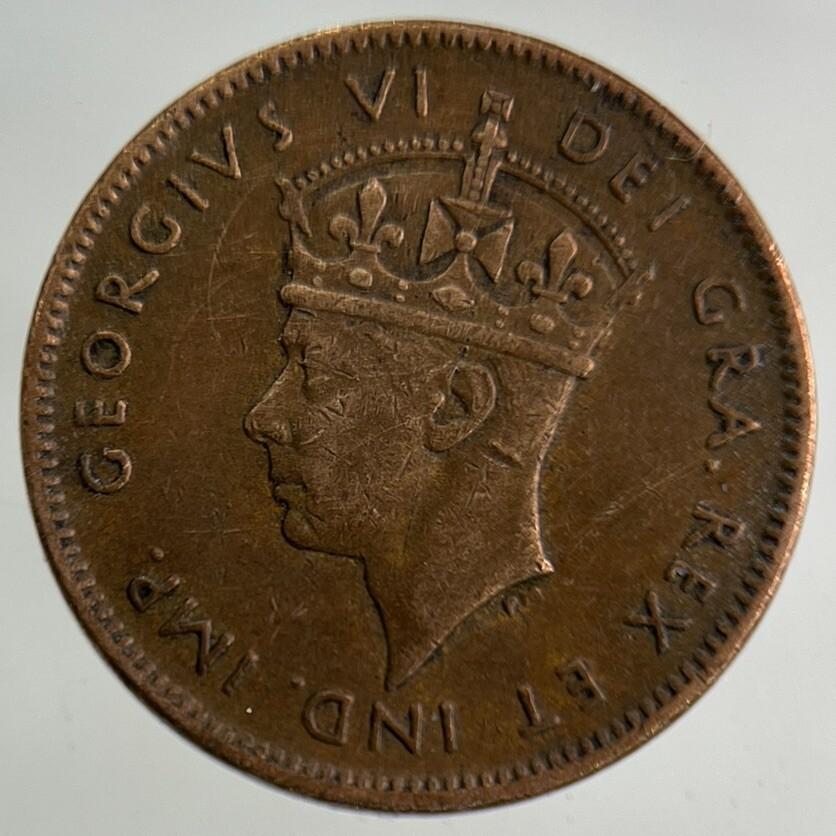 1943 Canada New Foundland One Cent Coin | Fine Collectable Grade