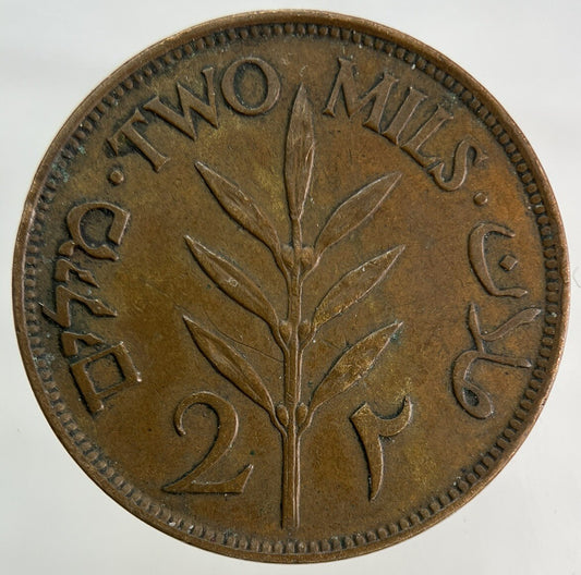 1927 Palestine 2 Mils Coin | Very High Grade