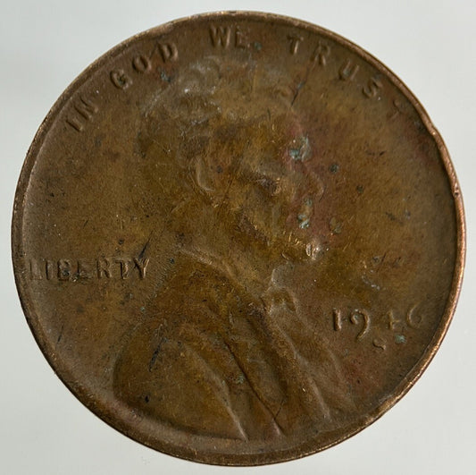 1946-S US USA Lincoln One Cent Coin | Fine Collectable Grade