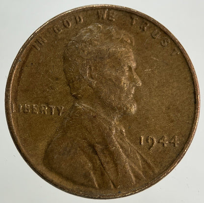 1944 US USA Lincoln One Cent Coin | Fine Collectable Grade