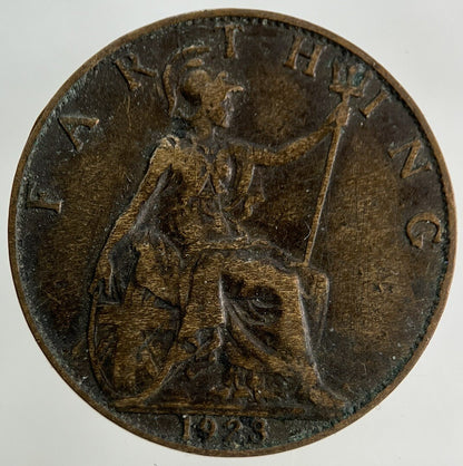 1923 George V Farthing Coin | Fine Collectable Grade