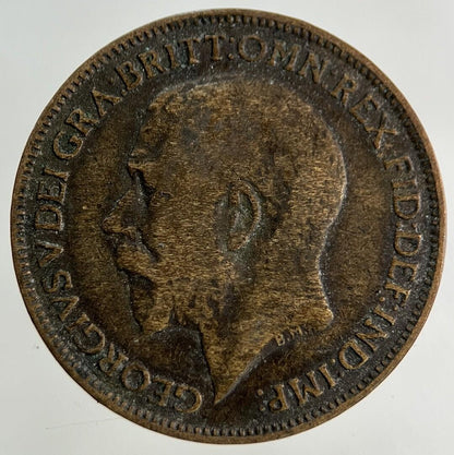 1923 George V Farthing Coin | Fine Collectable Grade