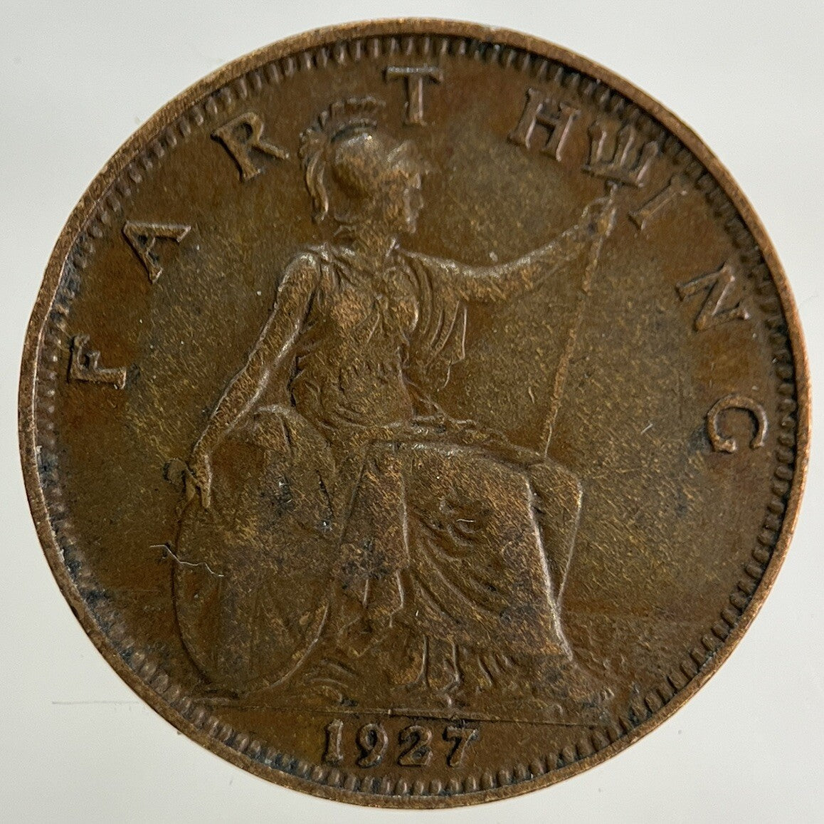 1927 George V Farthing Coin | Fine Collectable Grade