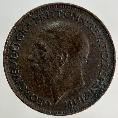 1926 George V Farthing Coin | Very High Grade