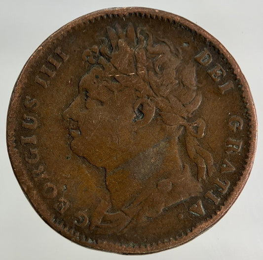1825 George IV Farthing Coin | Fine Collectable Grade