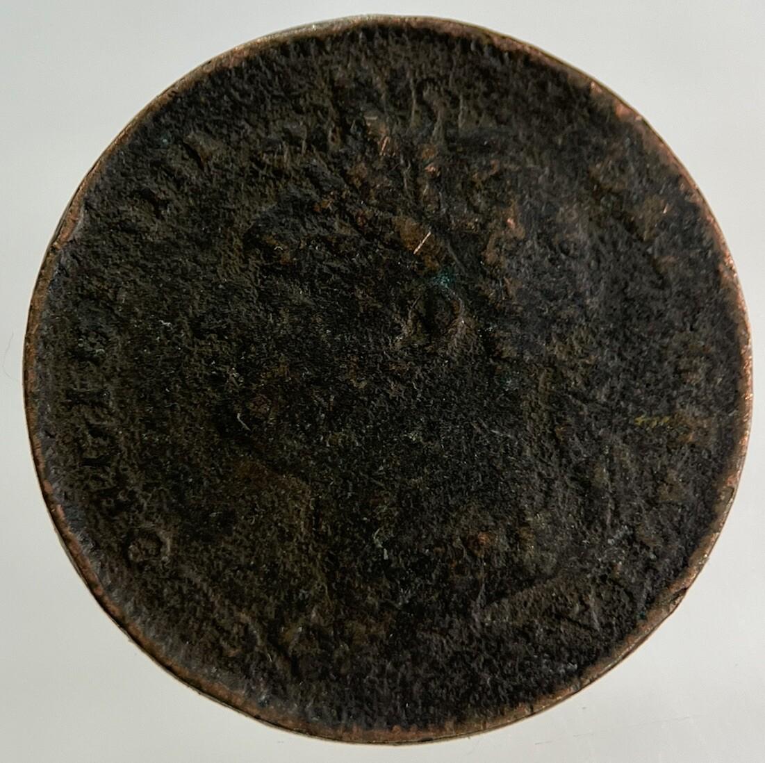 1825 George IV Farthing Coin | Fair Grade