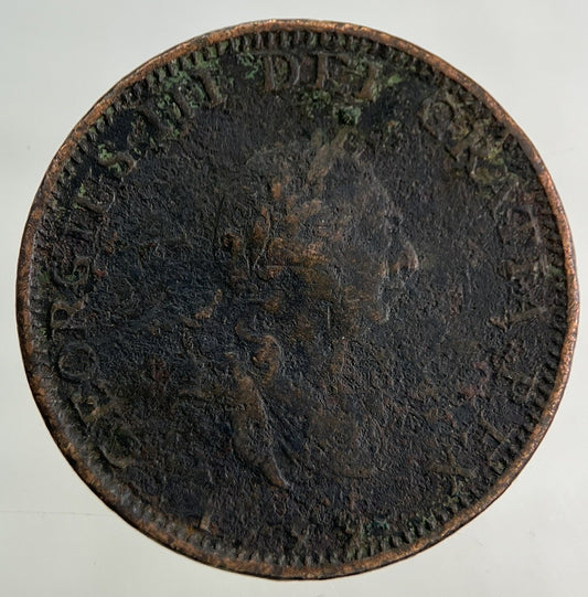 1799 George III 3rd Farthing Coin | Collectable Grade