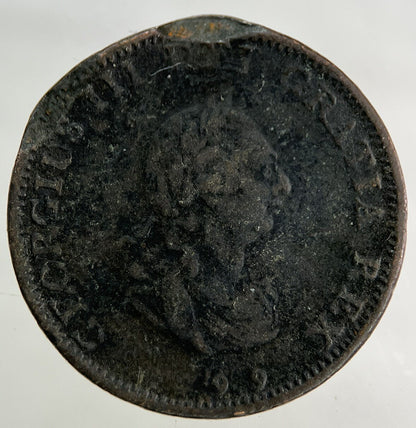 1799 George III 3rd Farthing Coin | Collectable Grade
