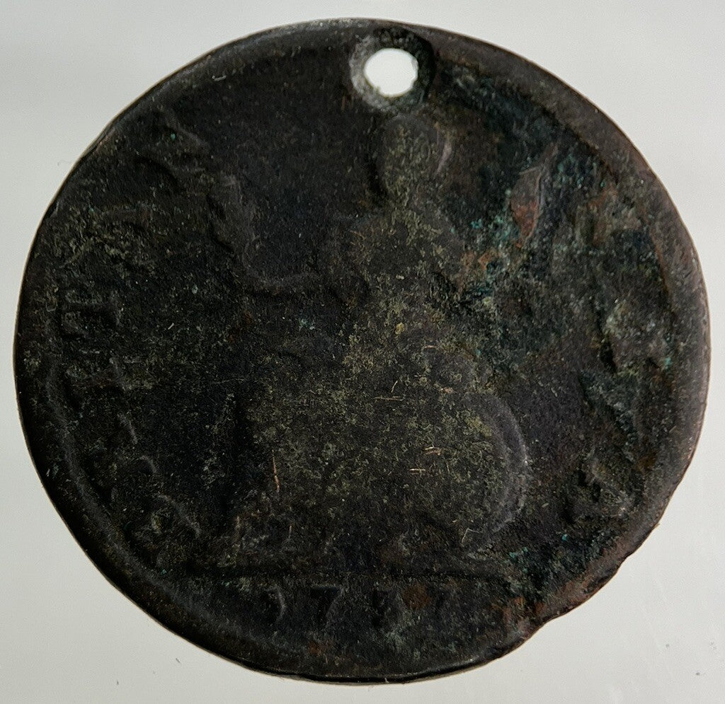 1737 George II 2nd Farthing Coin | Collectable Grade
