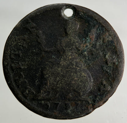 1737 George II 2nd Farthing Coin | Collectable Grade