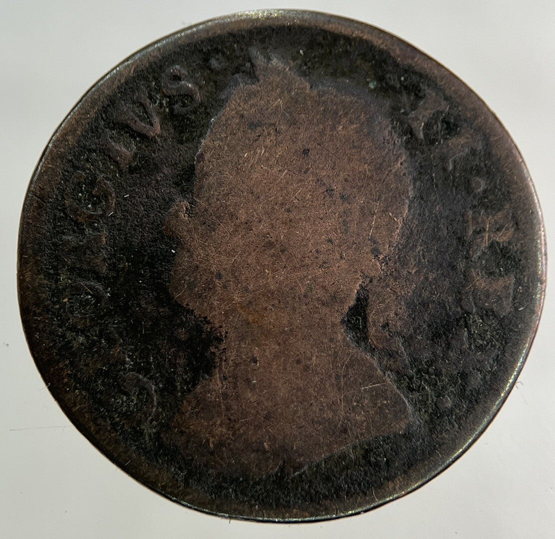 1750 George II 2nd Farthing Coin | Collectable Grade
