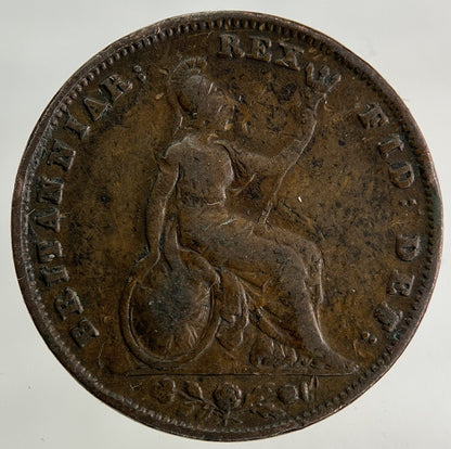 1835 William IV Farthing Coin | Collectable Grade