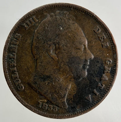 1835 William IV Farthing Coin | Collectable Grade