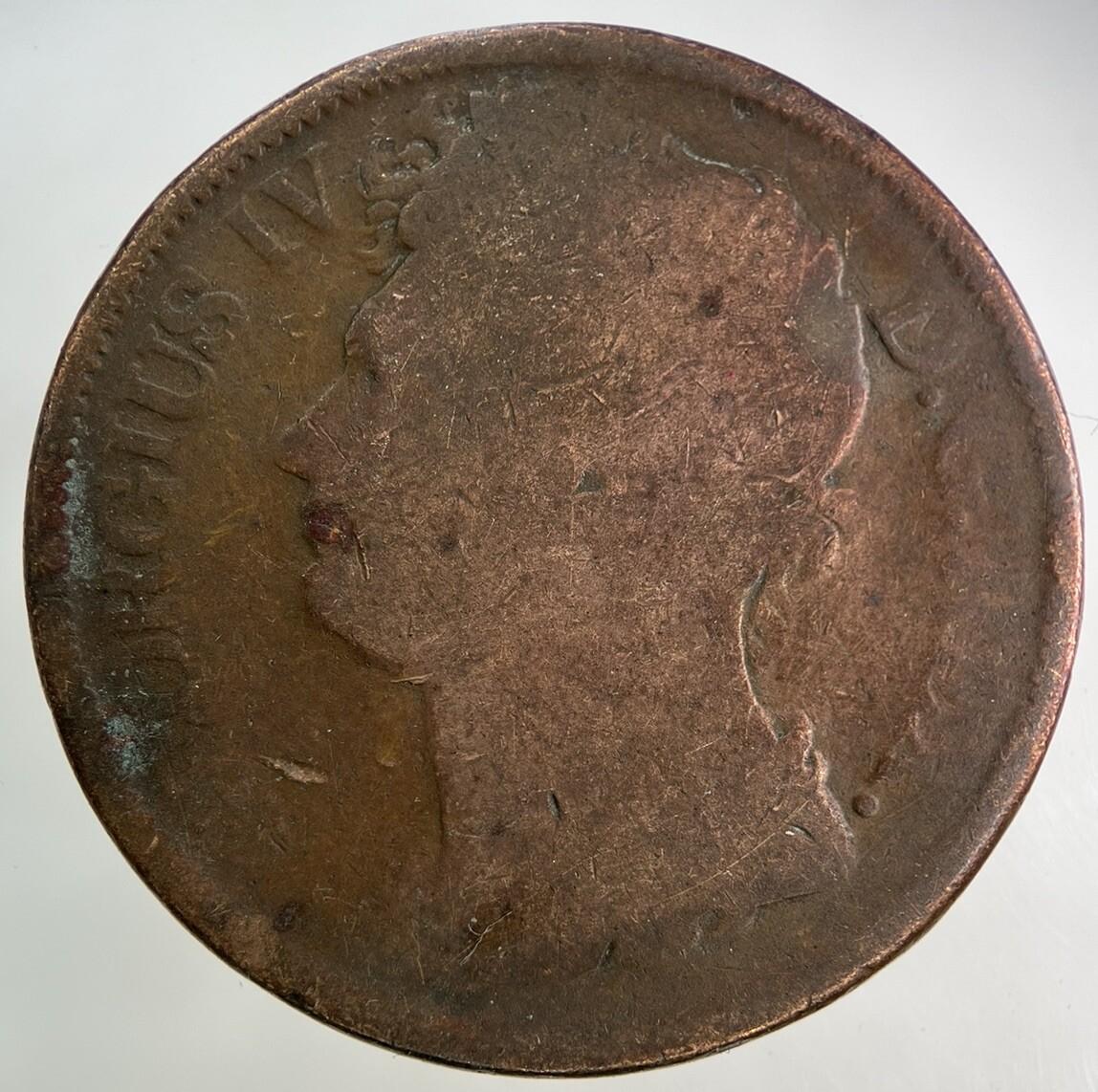 1822 Irish One Penny Coin | Collectable Grade