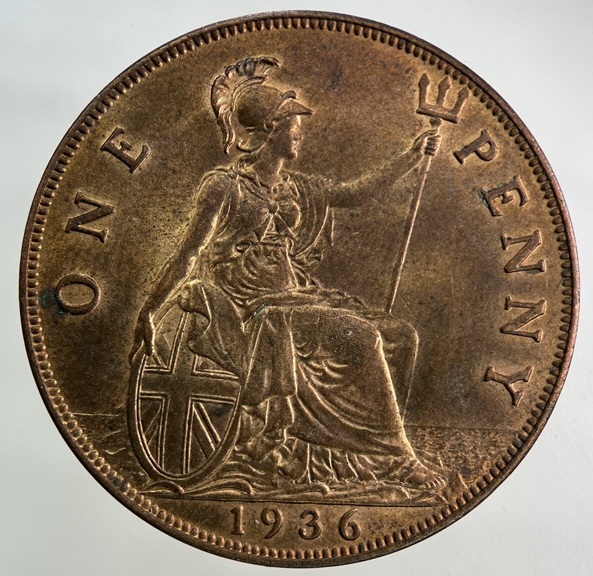 1936 George V One Penny Coin | Very Fine Grade