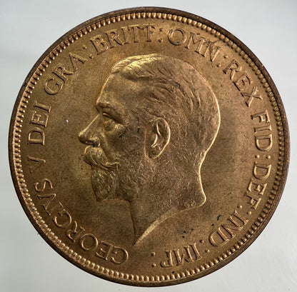 1936 George V One Penny Coin | Very Fine Grade