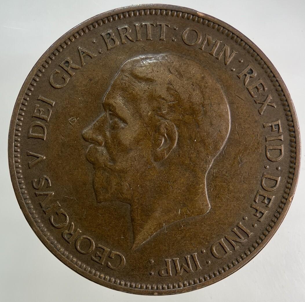 1934 George V One Penny Coin | Fine Collectable Grade