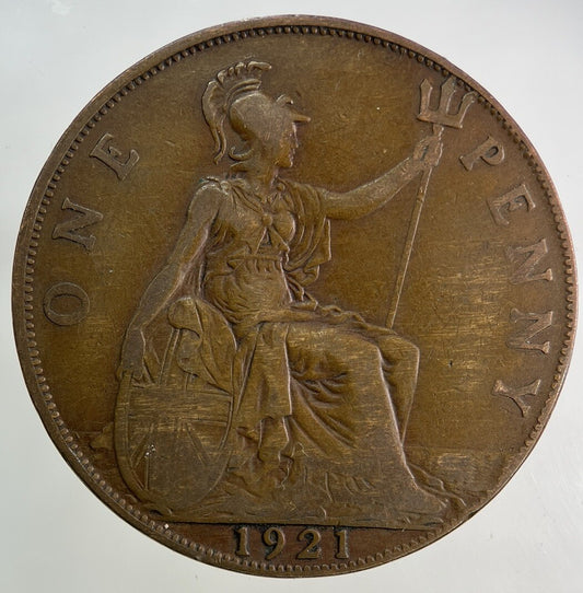 1921 George V One Penny Coin | Fine Collectable Grade