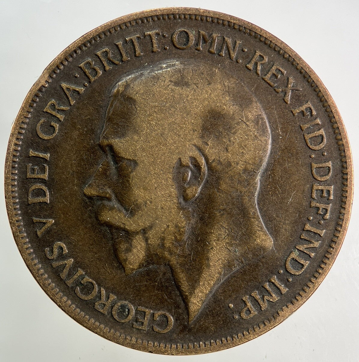 1918 George V One Penny Coin | Collectable Grade