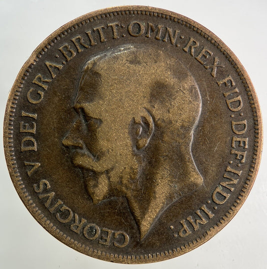 1918 George V One Penny Coin | Collectable Grade