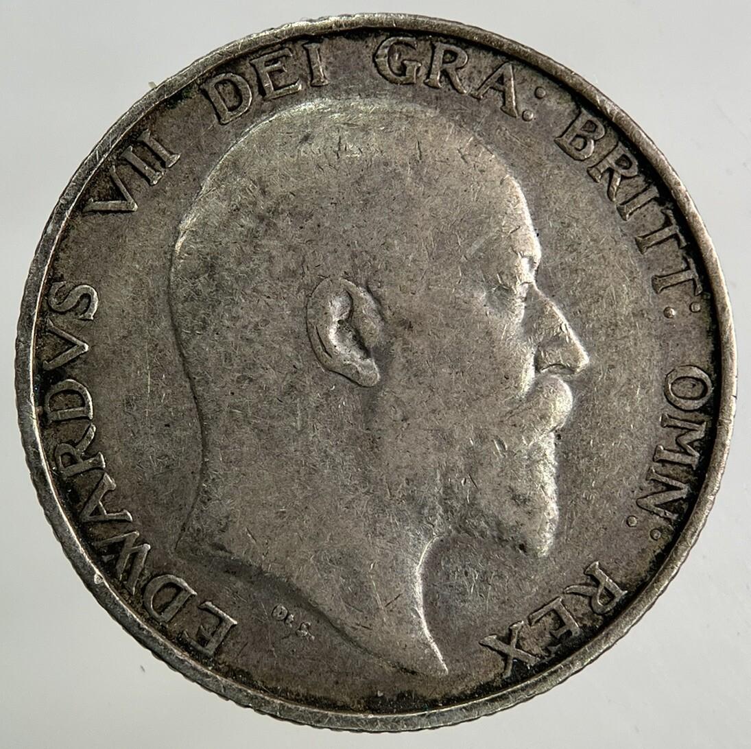 1902 Edward VII Shilling Silver Coin | Fine Collectable Grade