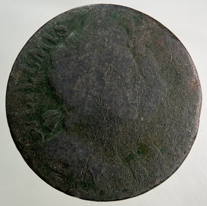 British William III 3rd & Mary Half-Penny Coin | Collectable Grade