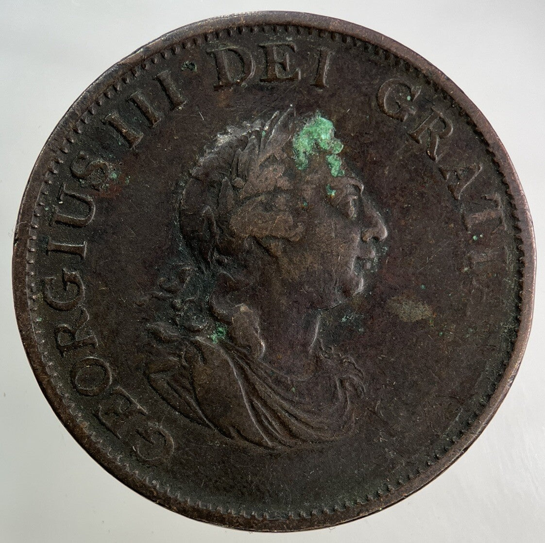 1799 George III 3rd Half-Penny Coin | Fine Collectable Grade