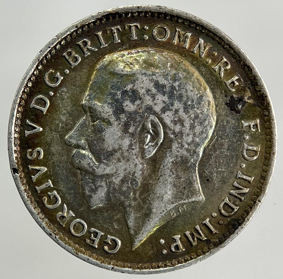 1916 George V Threepence Silver Coin | Fine Collectable Grade