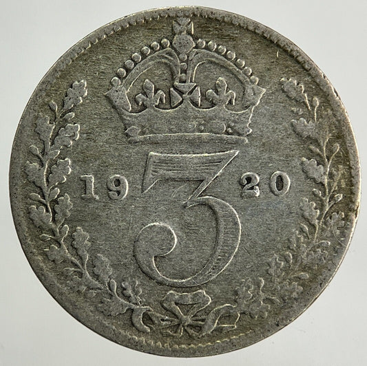 1920 George V Threepence Silver Coin | Collectable Grade